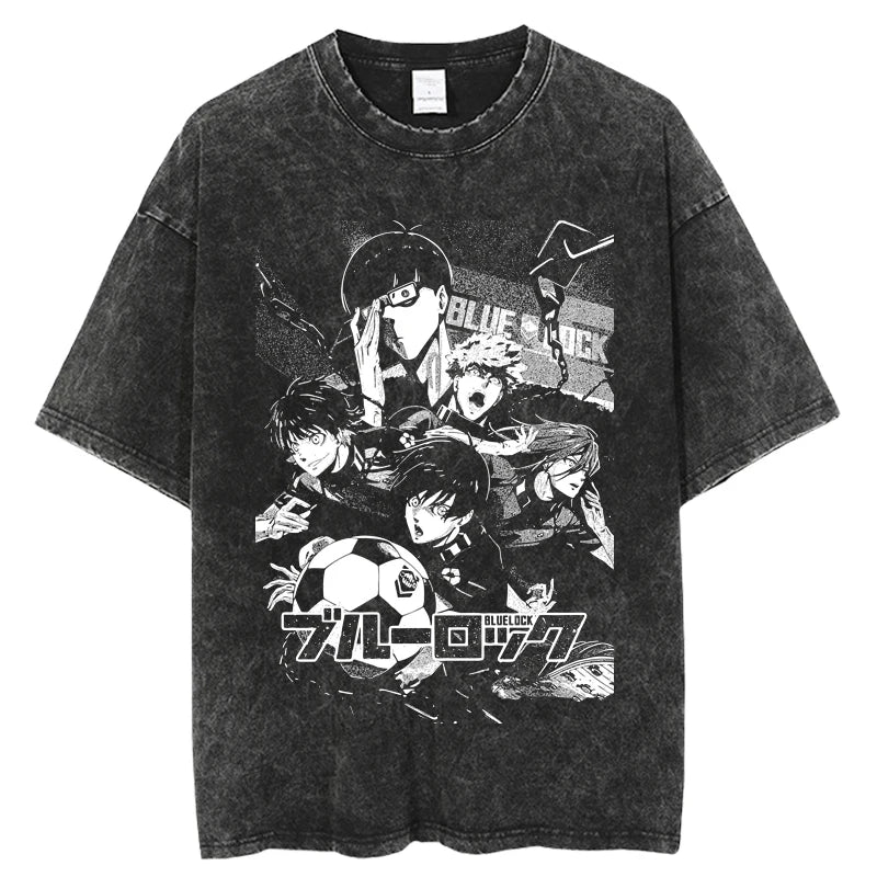 Blue Lock Rising Stars Oversized Vintage T-Shirt