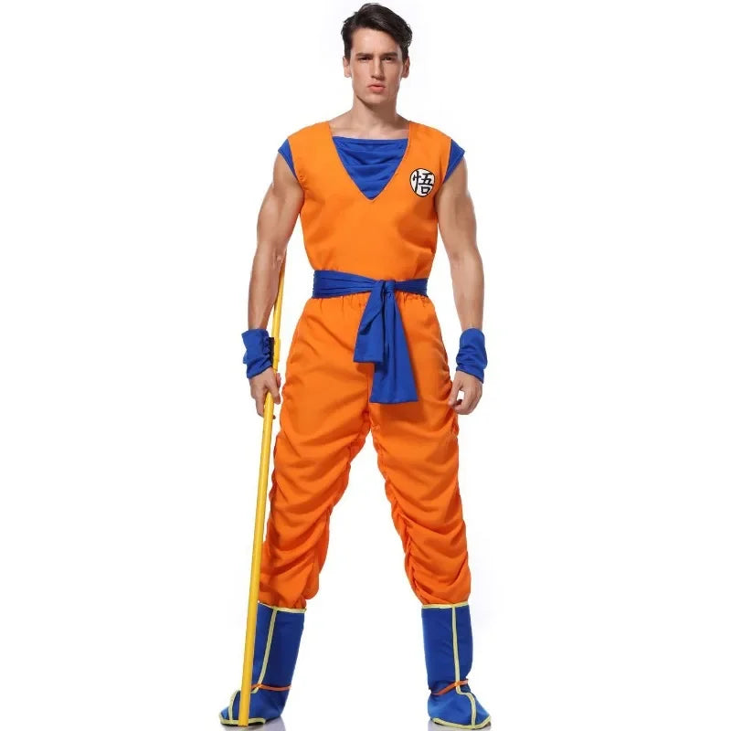 Dragon Ball Goku Super Saiyana Cosplay & Halloween Adult Costume