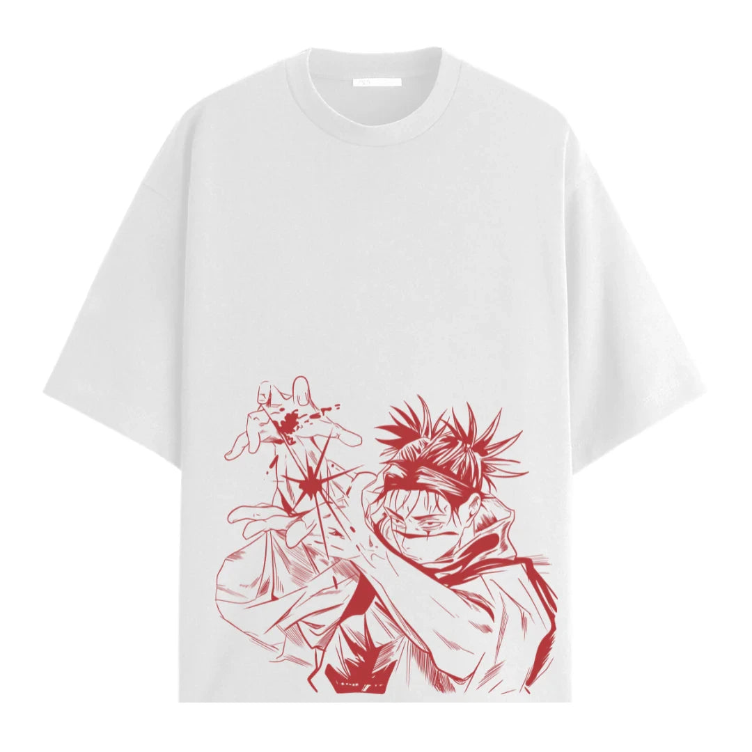 Jujutsu Kaisen Choso's Blood Oversized Graphic T-Shirt