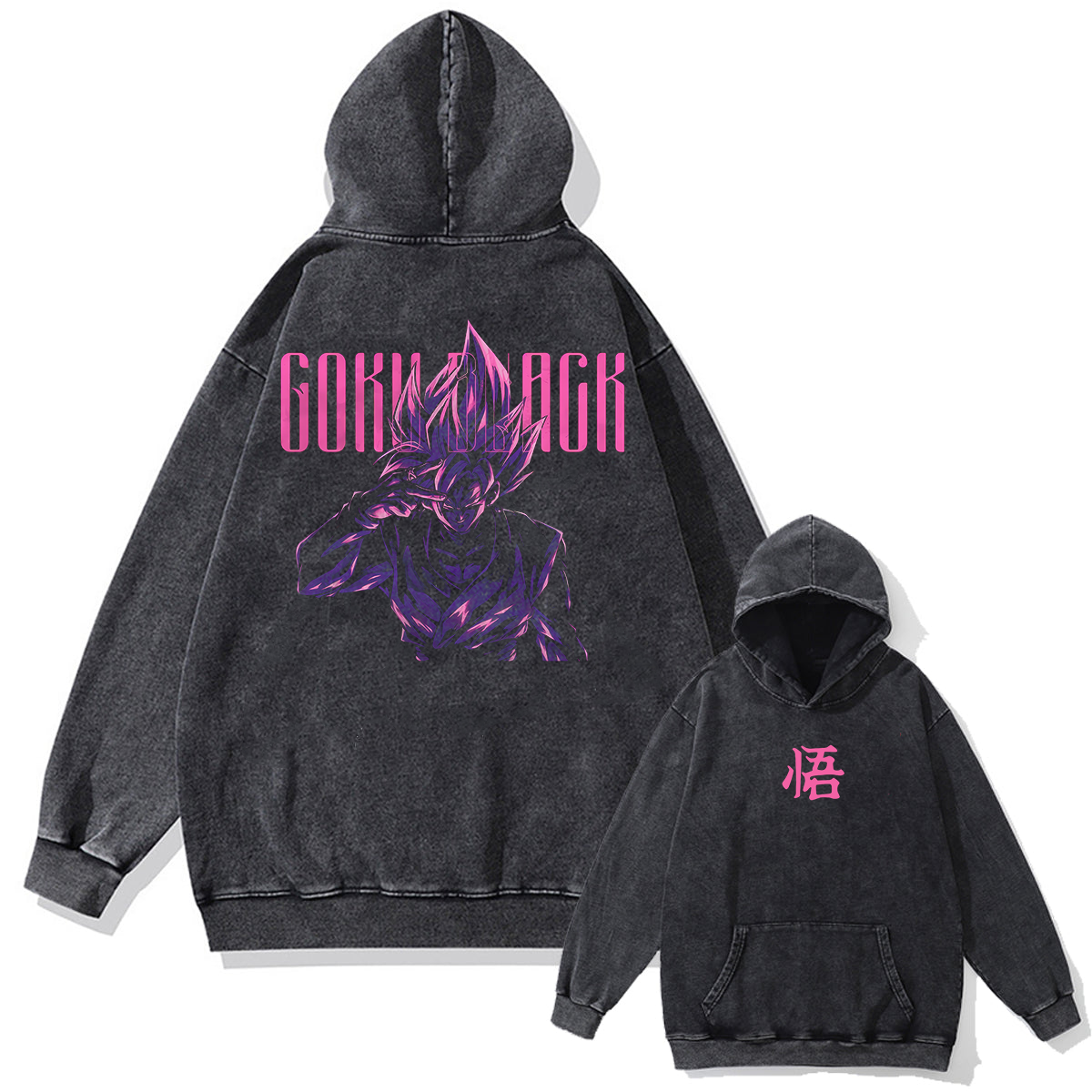 Dragon Ball Z Goku's Spirit Oversized Vintage Hoodie